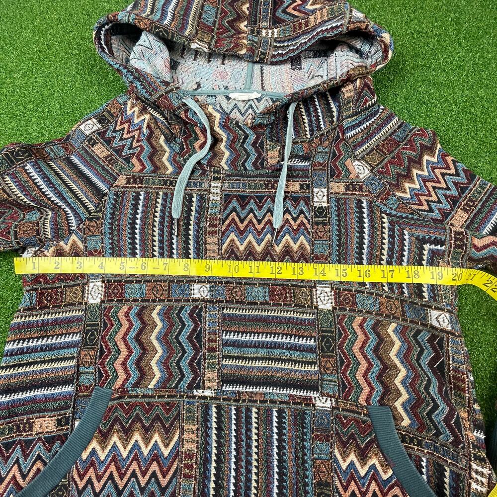 Vintage Oddi Brown Patchwork Pullover Sweatshirt … - image 4